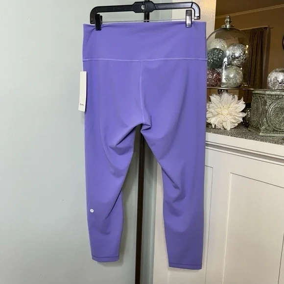 Lululemon Wunder Train High Rise Tights Athletic Leggings Dark Lavender 14 NWT - Picture 6 of 10